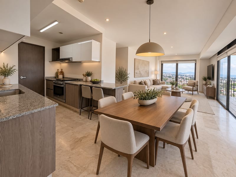 Departamento en renta con espectacular vista en zona Andares